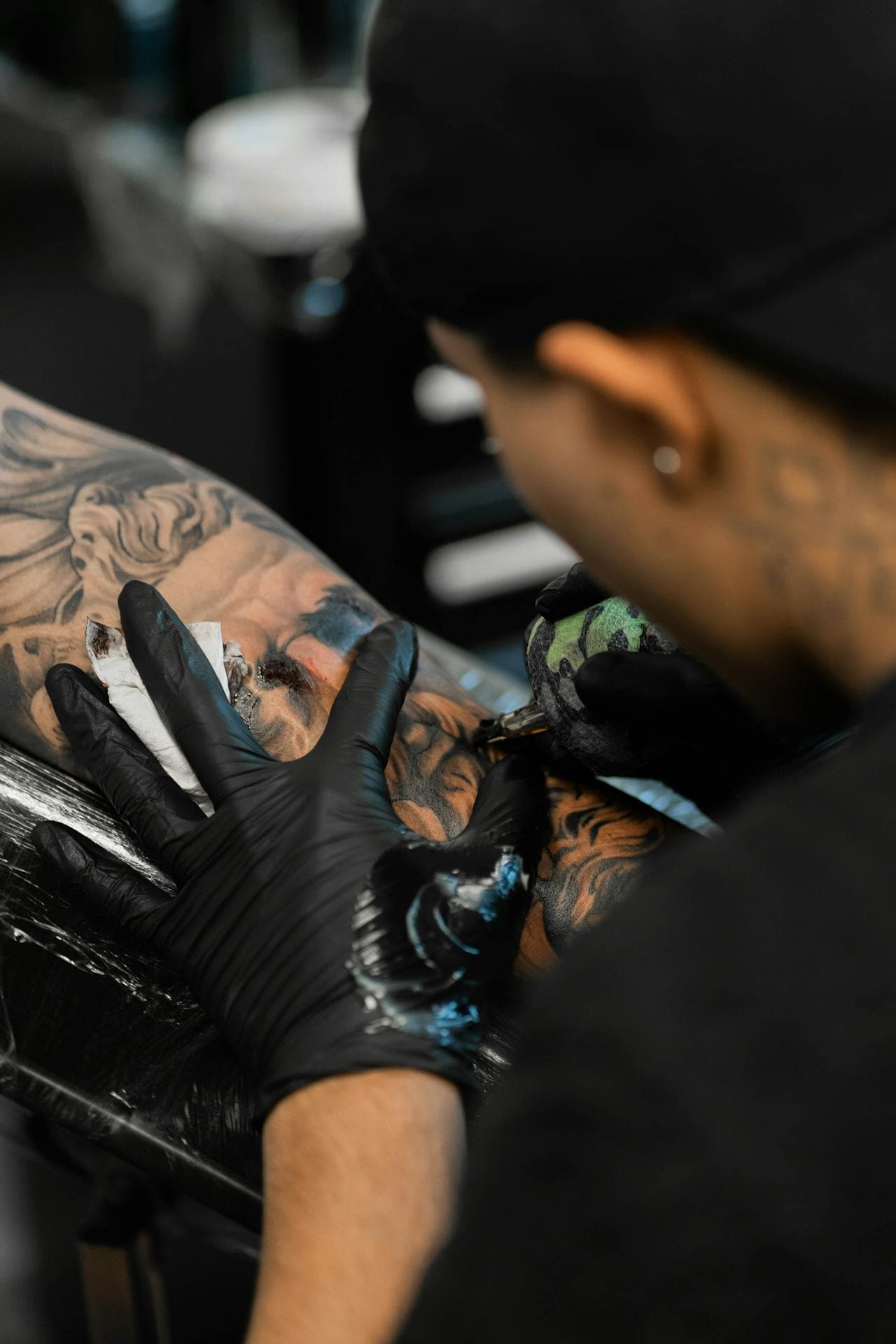 Vellum Ink Tattoo Artist at Work